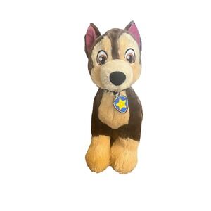 Build A Bear Nickelodeon Paw Patrol‎ Chase Plush 12" With Police Badge